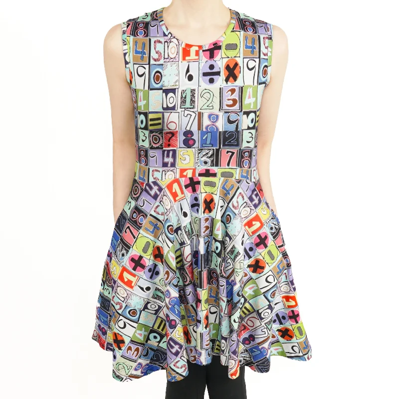 Math Doodles Kids Twirl Dress [FINAL SALE]