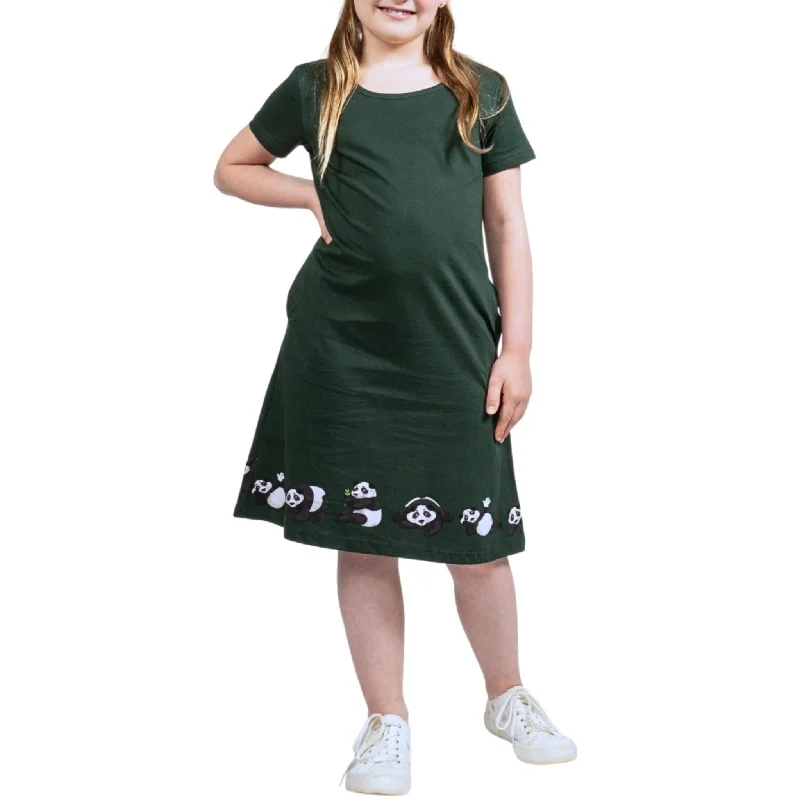 Pandas Kids A-Line Dress [FINAL SALE]