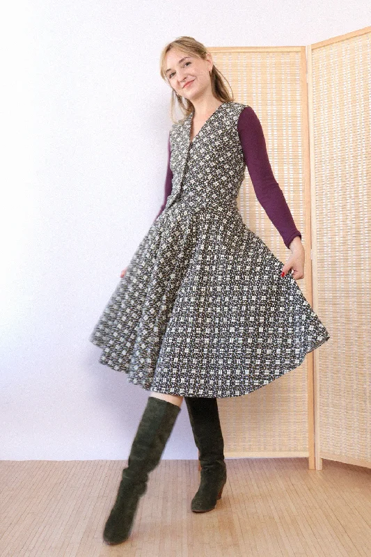 Quilted Calico Skirt/Vest Ensemble XS