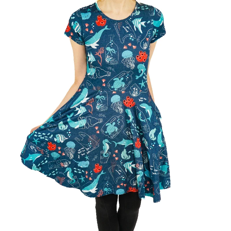 Save the Ocean Kids 3/4th Twirl Dress [FINAL SALE]