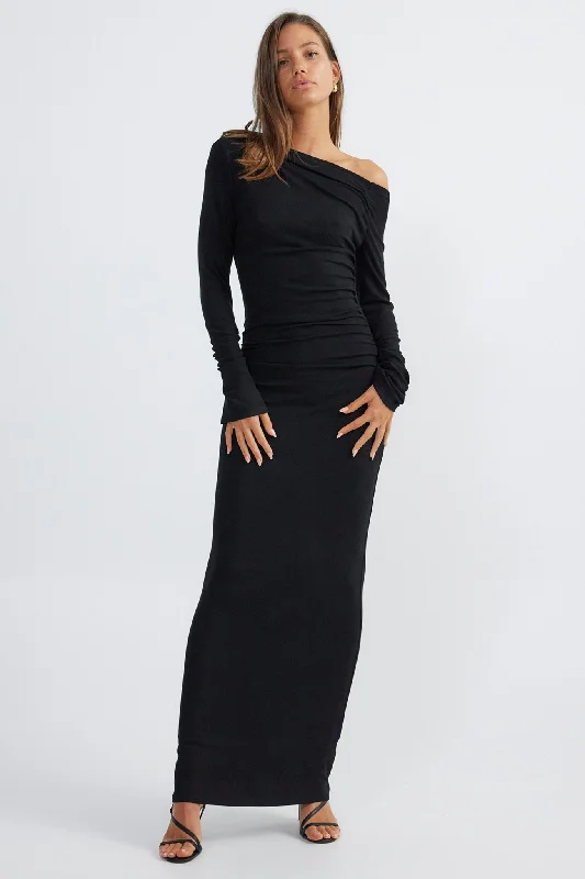 SNDYS Reya Maxi Dress Black